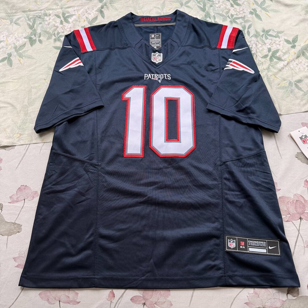 NFL New England Patriots #10 Dark Blue Jersey - Picture 6 of 8